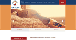 Desktop Screenshot of heartlandhumanesociety.net